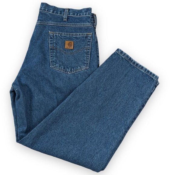Carhartt Other - Carhartt Rugged Relaxed Fit Straight Leg Jeans B07 36 x 30 READ DESCRIPTION